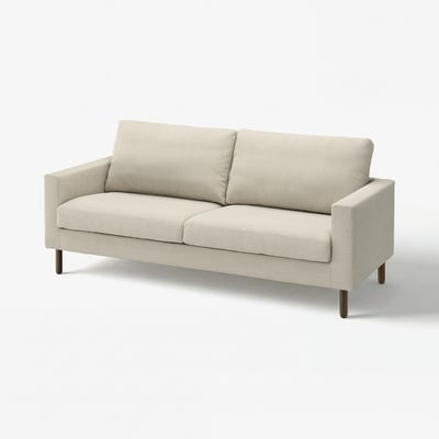 SALTSJÖBADEN Sofa 3 tempat duduk, Fridtuna kuning air muda