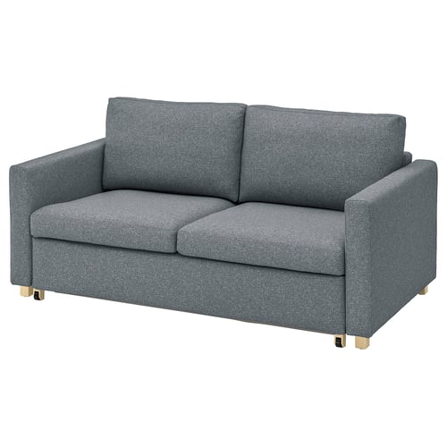 SALTSJÖBADEN Sofa katil dua tempat duduk, Gunnared kelabu sederhana