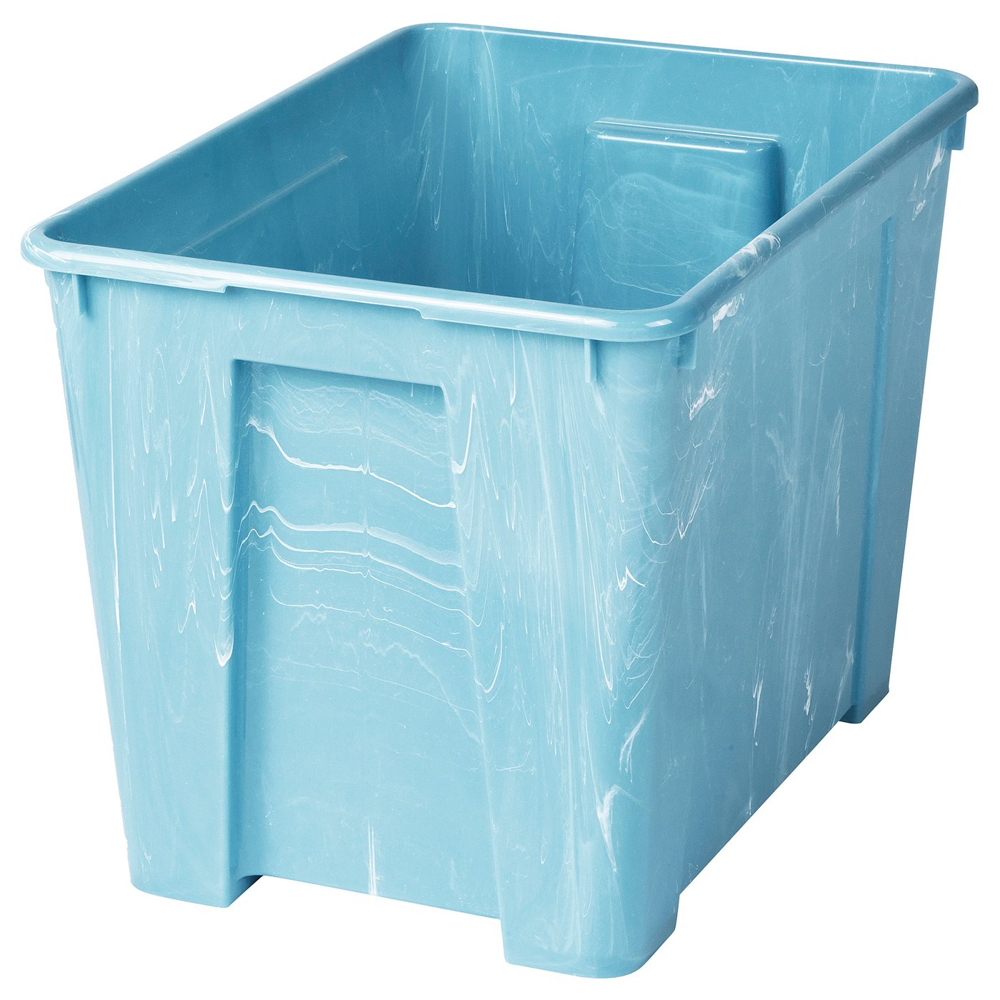 SAMLA Kotak biru kesan marmar  IKEA