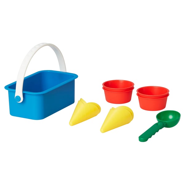 SANDIG Set 10 unit aiskrim mainan