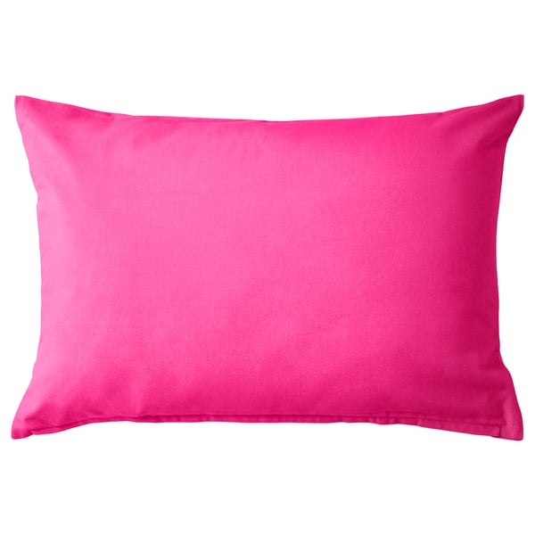 SANELA Sarung kusyen, Merah jambu terang, 40x58 cm