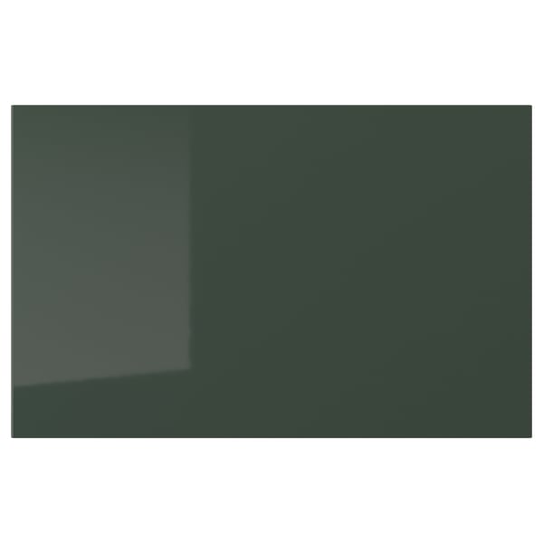 SELSVIKEN Bahagian hadapan pintu/laci, berkilat hijau gelap buah zaitun, 60x38 cm