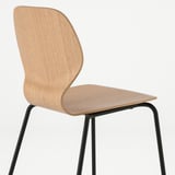 SIGTRYGG Kerusi, kayu oak/Sefast hitam