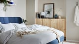 SILVERTISTEL Sarung duvet dan 2 sarung bantal, putih/kelabu gelap, 200x200/50x80 cm