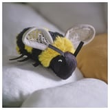 SKOGSDUVA Mainan lembut, kumbang bumbel mini/hitam kuning, 8 cm