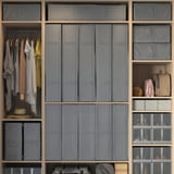 SKUBB Bekas storan, kelabu gelap, 44x55x19 cm