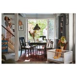 SKURUP Lampu pendan, hitam, 38 cm