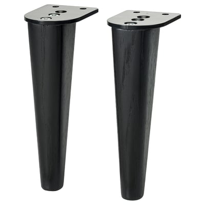 SMEDSTORP Kaki untuk sofa, hitam