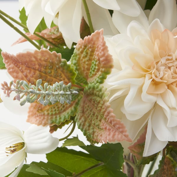 SMYCKA Bouquet tiruan, dalam/luar /Dahlia, 55 cm