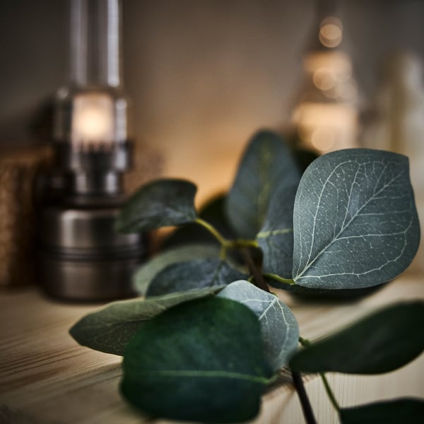 SMYCKA Kalung tiruan, dalam/luar/pokok eucalyptus, 3 m