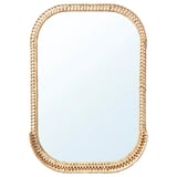 SOMMARBO Cermin, rotan, 53x76 cm