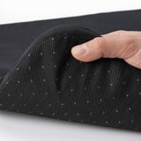 STAGGSTARR Pelapik kerusi, hitam, 36x36x2.5 cm