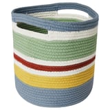 STRANDSKATA Beg storan, bersirat/pelbagai warna, 20 cm