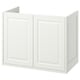Pilihan: TÄNNFORSEN Penyokong sink dengan pintu, putih, 80x48x63 cm