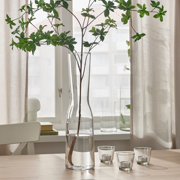 TIDVATTEN Vas, kaca jernih, 45 cm