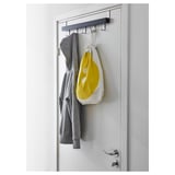 TJUSIG Penyangkut utk pintu/dinding, hitam, 60 cm