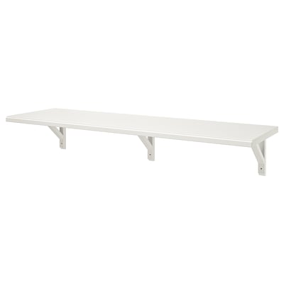 TRANHULT / SANDSHULT Para-para dinding, warna putih aspen, 120x30 cm
