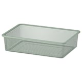 TROFAST Bakul storan jaring, hijau kelabu gelap, 42x30x10 cm