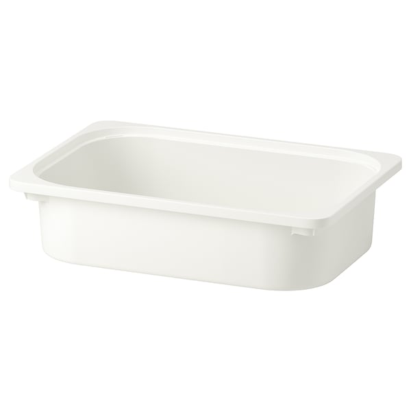 TROFAST Kotak untuk menyimpan, putih, 42x30x10 cm