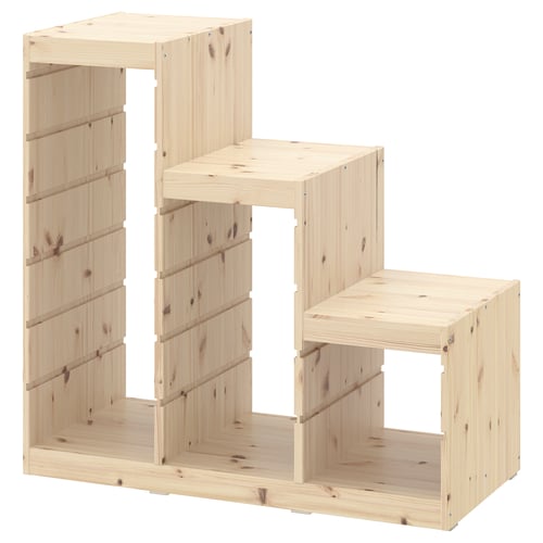 TROFAST Rangka, kayu pain berwarna putih lembut, 94x44x91 cm