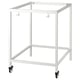 TROTTEN Rangka bawah untuk permukaan meja, putih, 80x80x100 cm