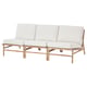 TVARÖ Sofa modular 3 tempat duduk, luar, coklat/Frösön/Duvholmen kuning air