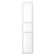 Pilihan: TYSSEDAL Pintu berengsel, putih/kaca, 50x229 cm