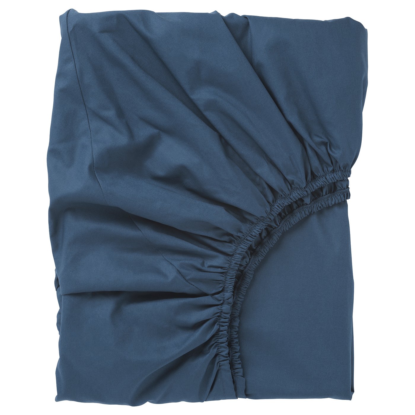 ULLVIDE Cadar bergetah, biru gelap, 180x200 cm