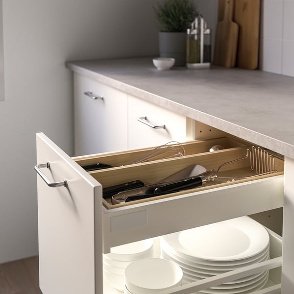 UPPDATERA Dulang perkakas dapur, cerah buluh, 10x50 cm