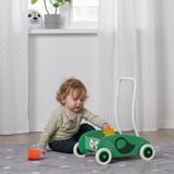 UPPSTÅ Walker kanak-kanak baru bertatih, hijau