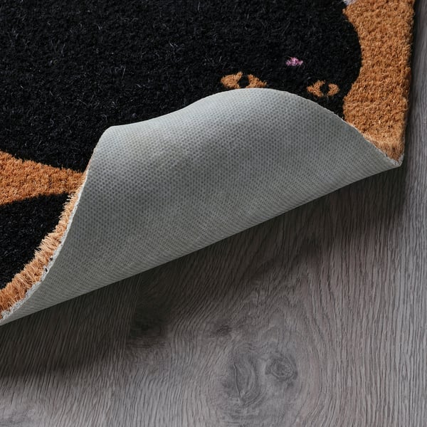 VÄGTYP Alas kaki, kucing hitam/semula jadi, 40x60 cm