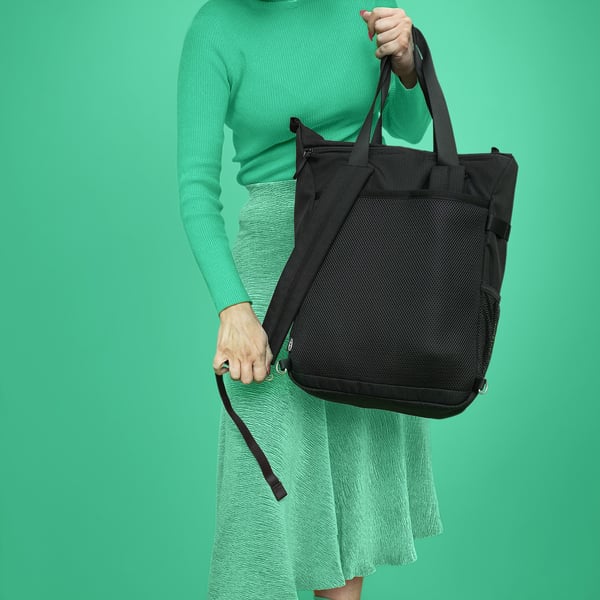 VÄRLDENS Beg galas, hitam, 31x15x49 cm/26 l