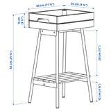 VANILJSTÅNG Sangga tumbuhan, kayu pain/hitam, 55 cm