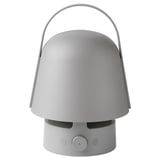 VAPPEBY Lampu pembesar suara bluetooth, di luar bangunan/kelabu