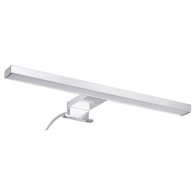 VÅTHULT Lampu kabinet/cermin LED, warna aluminium, 350 mm