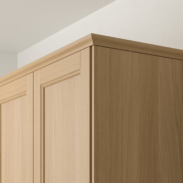 VEDHAMN Jalur hias, kayu oak, 221 cm