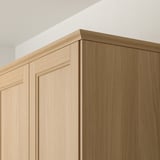 VEDHAMN Jalur hias, kayu oak, 221 cm