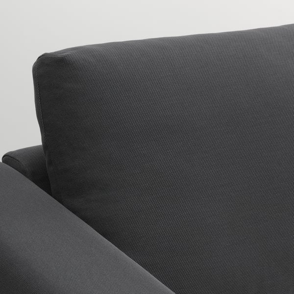 VIMLE Sofa katil dua tempat duduk, Hallarp kelabu