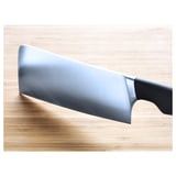 VÖRDA Pisau pemotong daging, hitam, 19 cm