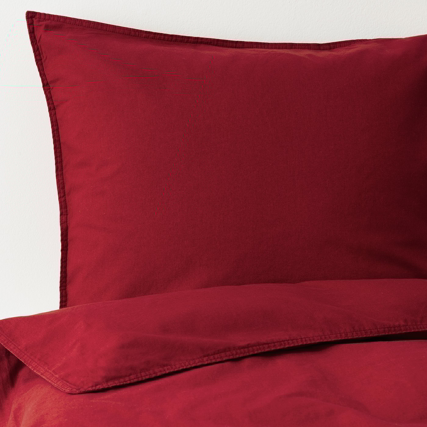 ÄNGSLILJA Quilt cover and 2 pillowcases red IKEA
