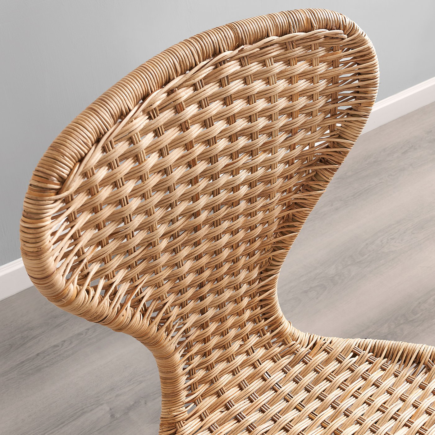 ÄLVSTA chair, handmade rattan/Sefast black - IKEA