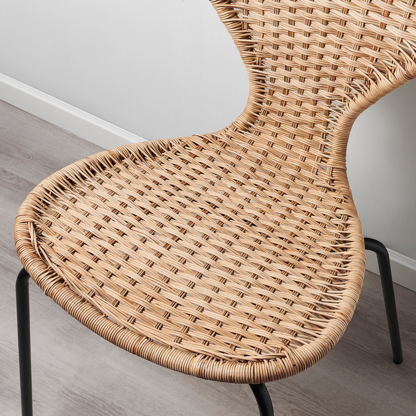 ÄLVSTA chair, handmade rattan/Sefast black - IKEA