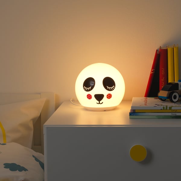 ÄNGARNA Led table lamp panda pattern IKEA