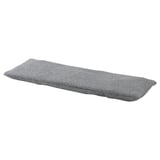 Grey cotton-polyester heating/cooling pad for neck, shoulders, or tummy.