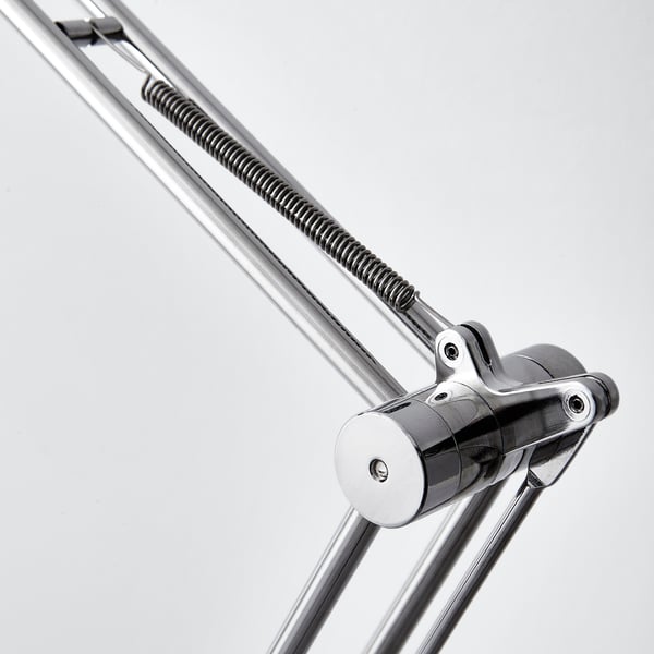 ANTIFONI Floor/reading lamp - nickel-plated - IKEA