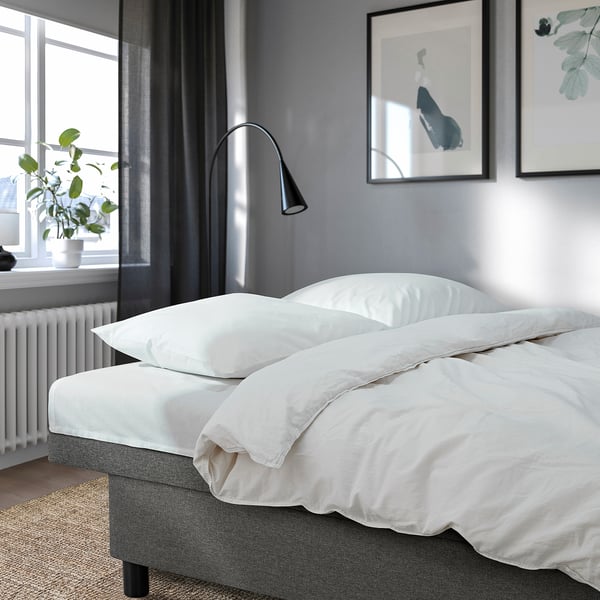 Threeseat sofabed, ASARUM, grey IKEA