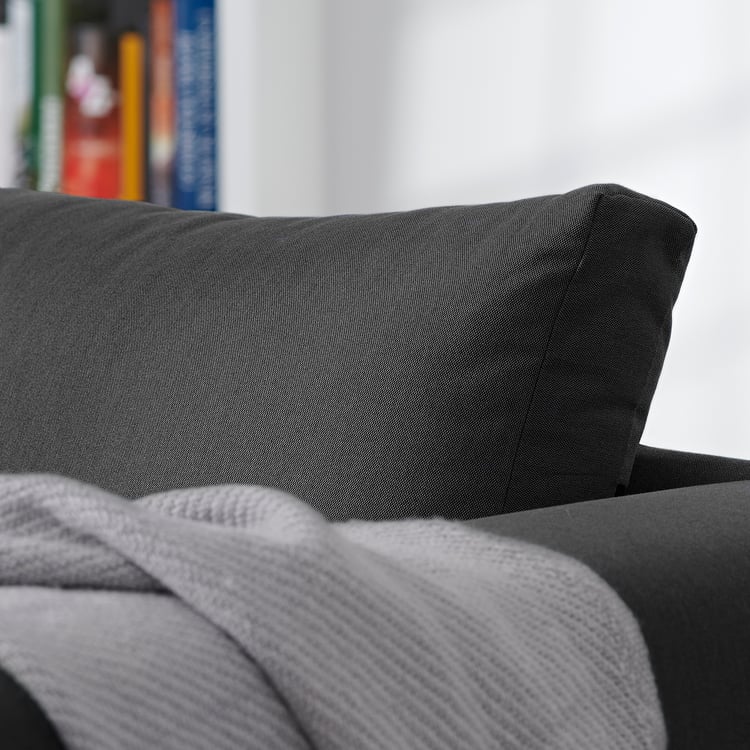 ASKEBY 2seat sofabed, Knisa dark grey IKEA