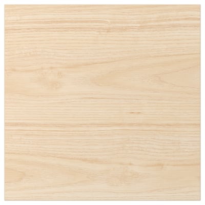ASKERSUND wood-style, light ash door with smooth, easy-clean surface.