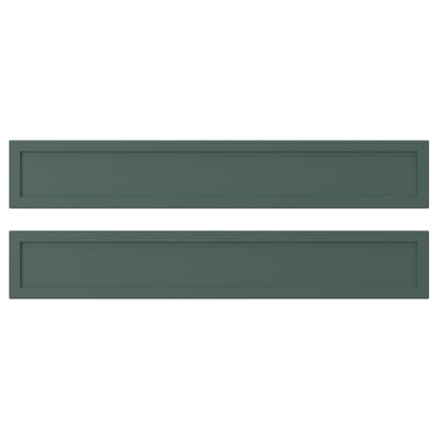ASPUDDEN Drawer front, dark grey-green, 60x10 cm