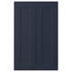 AXSTAD blue kitchen cabinet doors, smooth foil finish, rectangular inset panel.